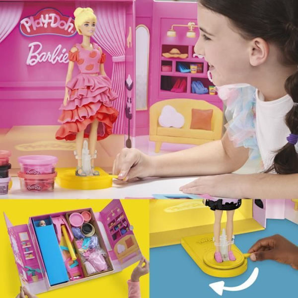 Play-Doh Barbie Modevisning Play-Doh Set, Ålder 5+