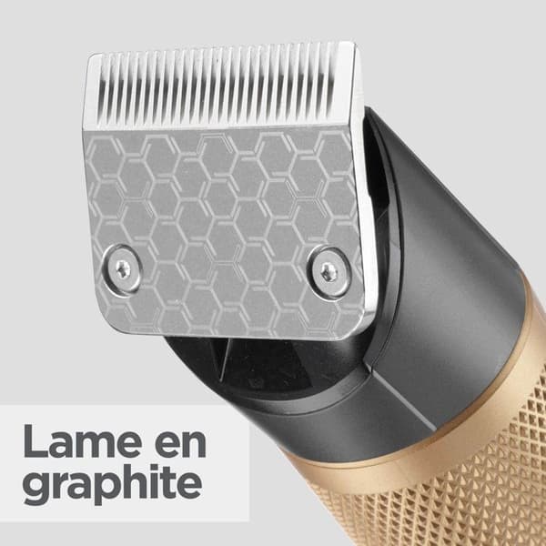 Hårklippare - BABYLISS - P1361E - Grafitblad - 26 klipplängder - 160 minuters batteritid