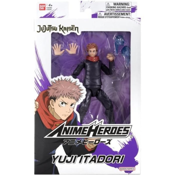 Bandai - Anime Heroes - Jujutsu Kaisen - Anime Heroes Figur 17 cm - Itadori Yuji - 36981 Multicolor