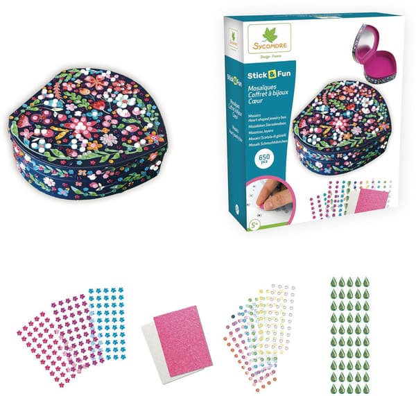 Stick'n Fun - 3D Mosaic - Heart Box