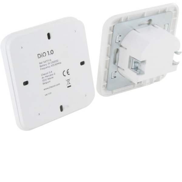 Set med 2 trådlösa tvåvägsbrytarsatser - DIO CONNECTED HOME - DiO 1.0 - Vit