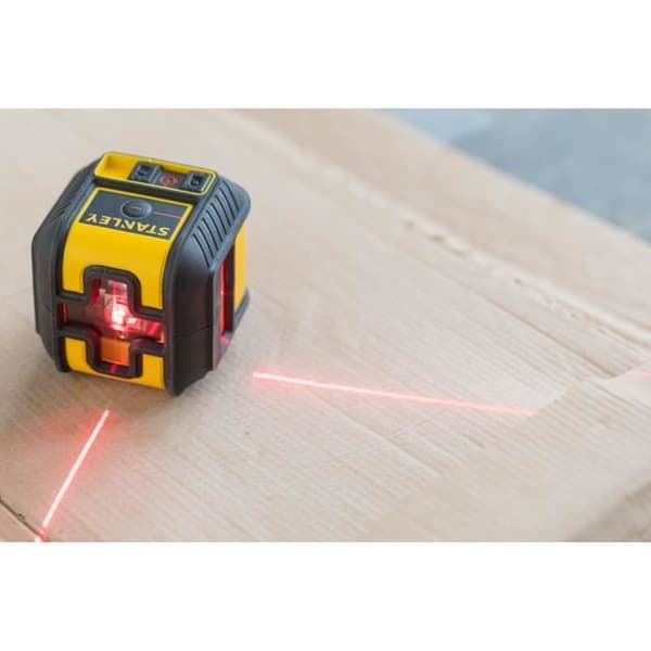 STANLEY LEVEL LASER CROSS + FYRKANTIG CROSS90 - RÖD