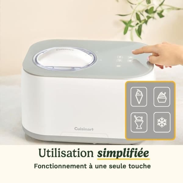 CUISINART glassmaskin - ICE90E - 100 W - 950 ml - Vit