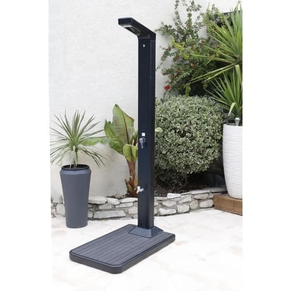 UBBINK solar duschstöd - 20 liter vattenreserv - Antracit