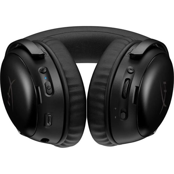 HyperX Cloud III S trådlöst spelheadset - för PC och konsol - svart