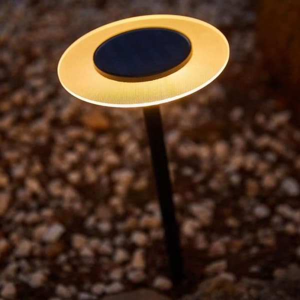 Set med 2 solfyrar att sticka - LUMISKY - UFO - H35 cm - Varmvit LED