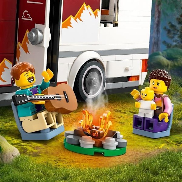 LEGO City 60454 Äventyrshusbil - Byggleksak för pojkar från 6 år och uppåt