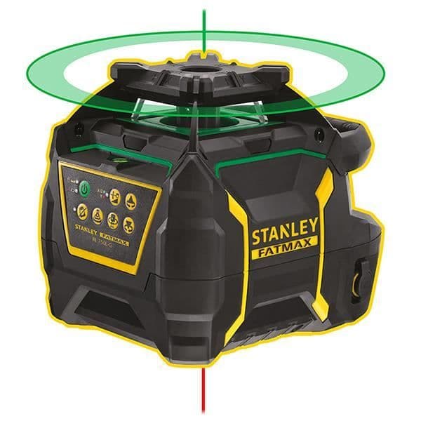 Roterande lasernivå - STANLEY FATMAX - FMHT77448-1 - Grön litiumjon