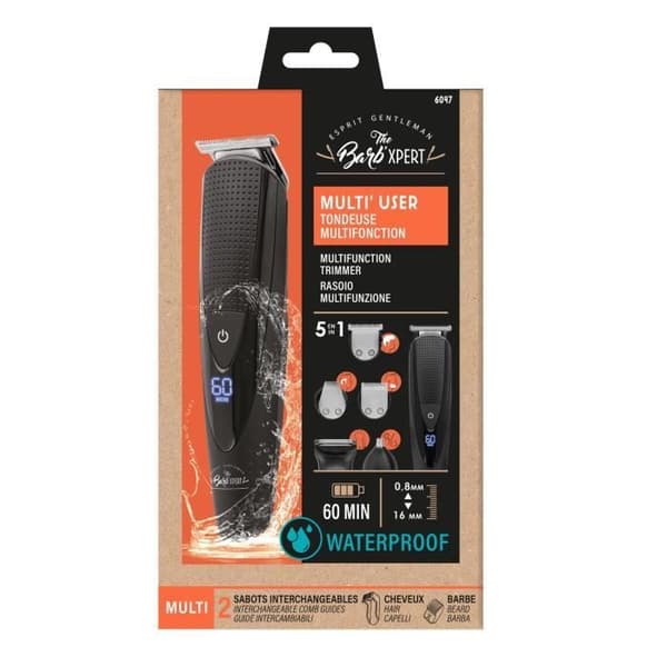 i 1 trimmer THE BARB' XPERT 6047 - Multifunktion - Med skäggfolie rakapparat