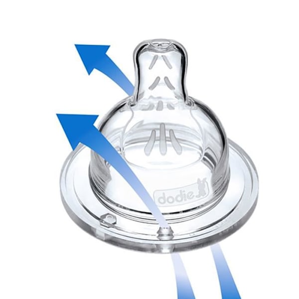 DODIE - Sensation + flaskuppsättning - glas (1 flaska 150 ml - 2 flaskor 270 ml - 1 napp 0-2 månader)