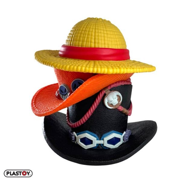 Spargris - PLASTOI - One Piece Stack of Hats Luffy Ace Sabo - Plast - 15 cm