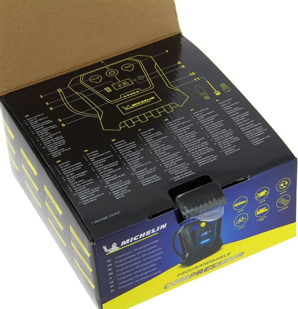 MICHELIN Programmerbar kompressor 12V 7 bar