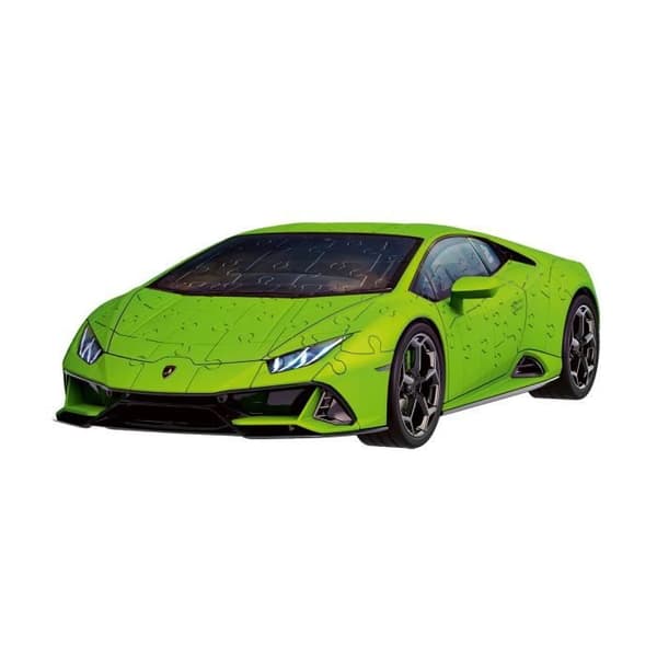 3D-pusselikoner - Lamborghini Huracán EVO - Grön utgåva