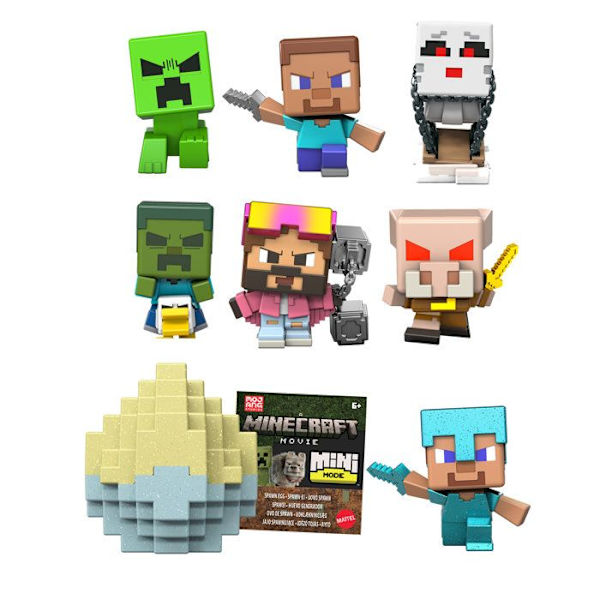 MINECRAFT MIX AV MINI SPAWN-ÄGG