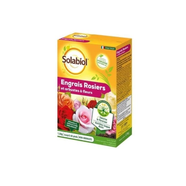 SOLABIOL SOROSY15 Gödningsroser och blommande buskar - 1,5 kg