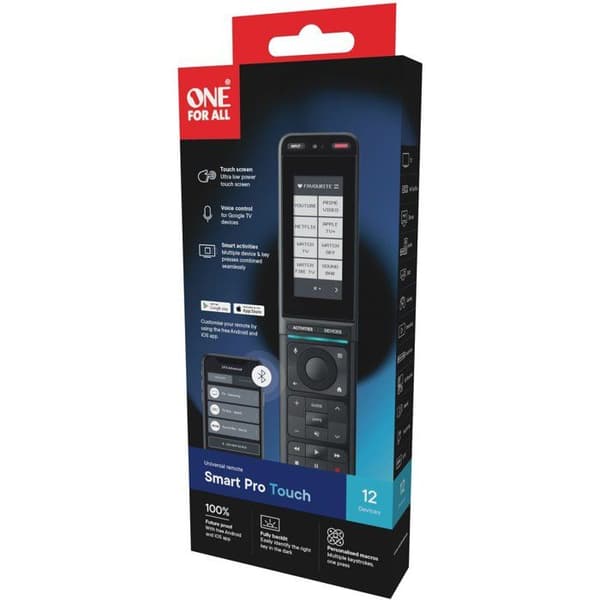 Universell fjärrkontroll - Smart Control Pro Touch - 12-i-1