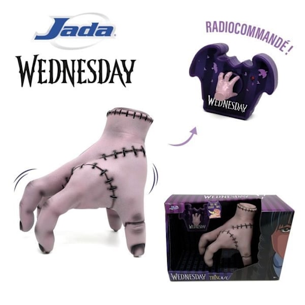Jada - Smoby - The Thing från onsdagsserien - Fjärrstyrd - 18cm - från 8 år och uppåt