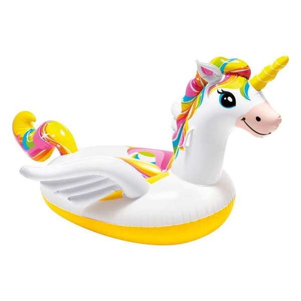 INTEX Magic Unicorn Ride On Uppblåsbar Boj