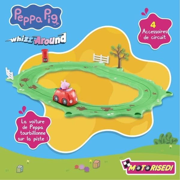 Bilset - BANDAI - Peppa Pig Susar Runt - COP8343
