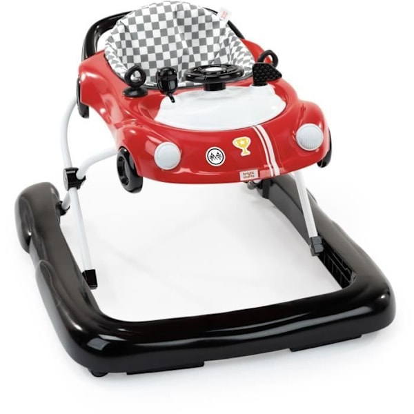 LJUS STARTAR 3 i 1 rollator, liten bil, 3 utvecklande spellägen, röd