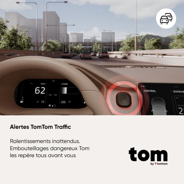 Tom by TomTom intelligent trafikvarningsassistent
