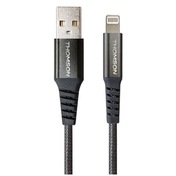 Laddare + kabelpaket - THOMSON - 60 W billaddare - USB-A till L 3A-kabel