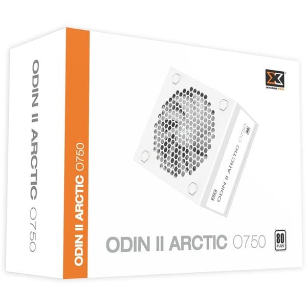 XIGMATEK Odin II O750 ARCTIC - Icke-modulär PC-nätaggregat - 750 W - 80 Plus