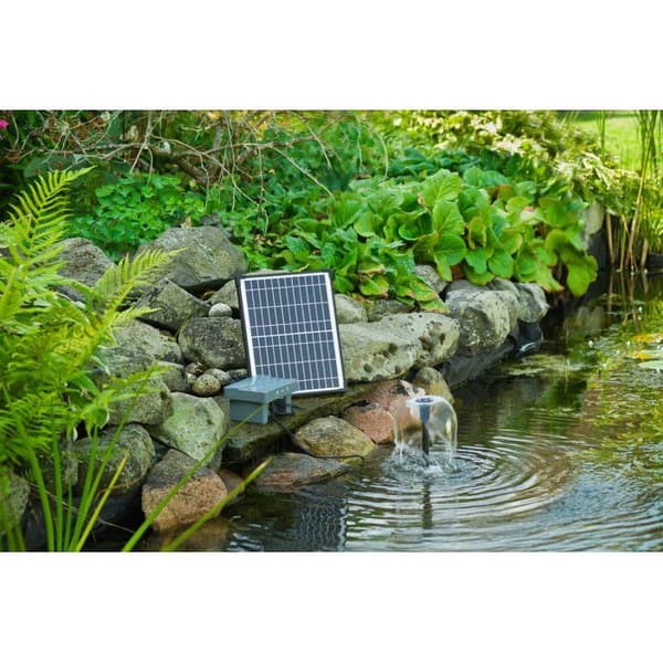 Fontänpump - UBBINK - SolarMax 600 Accu Power Control - Flödeshastighet 700 l/h - Dag-/nattdrift