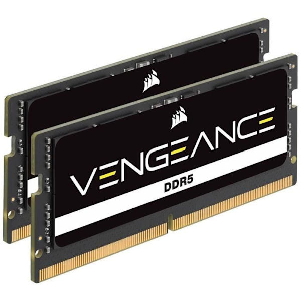 RAM-minne - CORSAIR - CMSX64GX5M2A4800C40 - VENGEANCE - DDR5 - 64GB 2x32GB SODIMM - 4800MT/s - CL40 - 1.1V