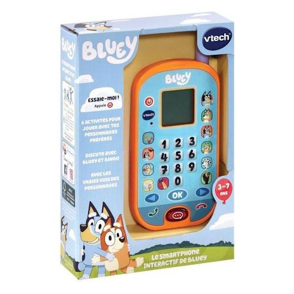 Vtech - Bluey - Blueys interaktiva smartphone