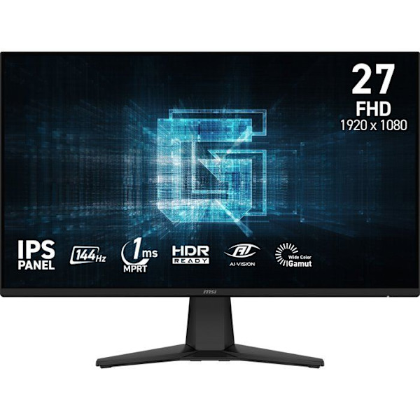 PC-spelskärm - MSI -27 - FHD - 144Hz - IPS-panel - 1ms - G275L E14
