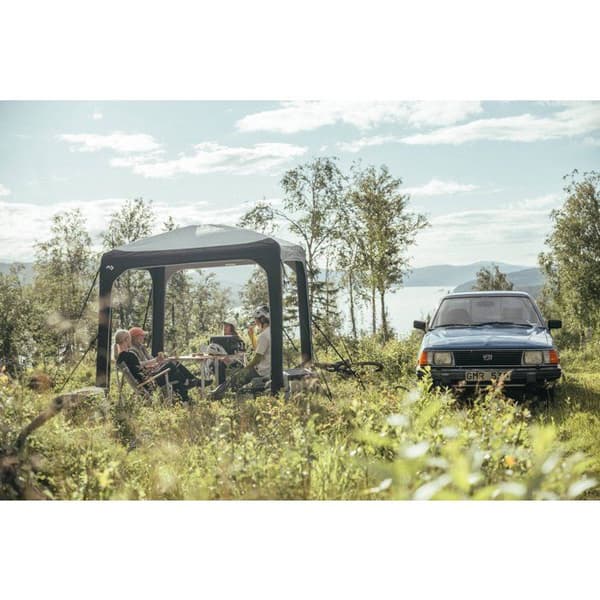 Uppblåsbart campingskydd - DOMETIC - HUB - Enkel uppblåsningspunkt Air Frame - Vattentät - Mått 2,3 x 2,3 x 2,3 m