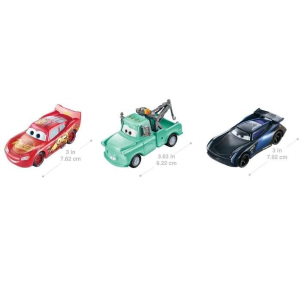 BILAR - Cars Pack 3 färgväxlare - minifordon - 3 år och +