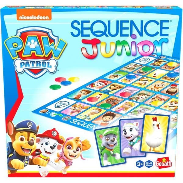 Brädspel - GOLIATH - Paw Patrol Junior Sequence - Familjespel för 3-åringar