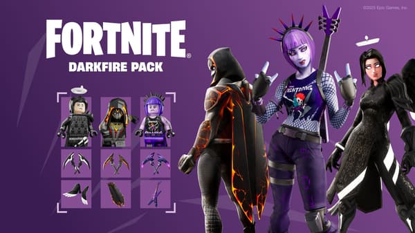 FORTNITE Dark Fire & Ice-paket - Nintendo Switch-spel - Kod i en låda
