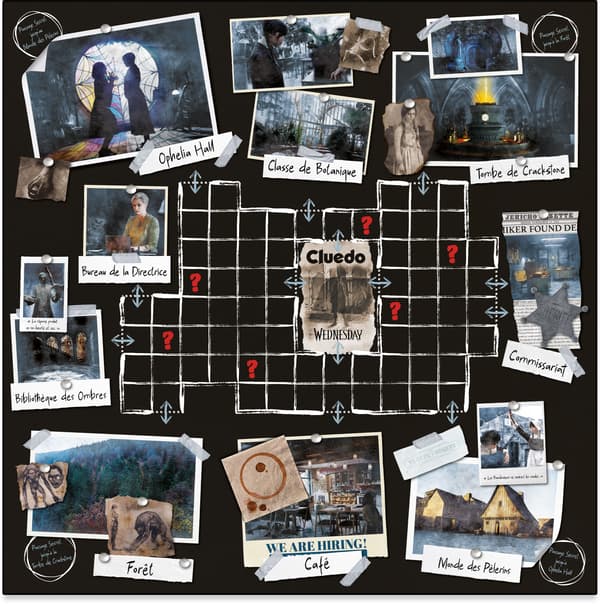 CLUEDO Wednesday - Brädspel - VINNANDE TRÄK - Ålder 12+