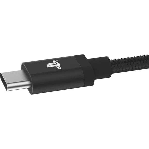 Hori USB-A till USB-C laddningskabel - PlayStation för PS5 DualSense-kontroll - 5V/3A - 3m längd - Svart
