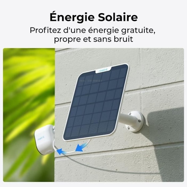 Solpanel - REOLINK - SR3 - 5,8 W - Vit