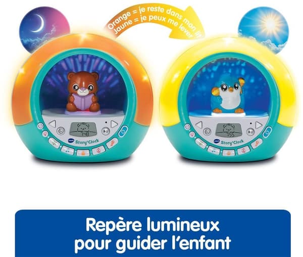 VTECH - STORY'CLOCK - MIN BERÄTTARVÄCKARKLOCKA - Blå