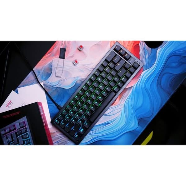 Mekaniskt speltangentbord - CHERRY XTRFY K5V2 COMPACT - 65% format - RGB LED-belysning - Svart
