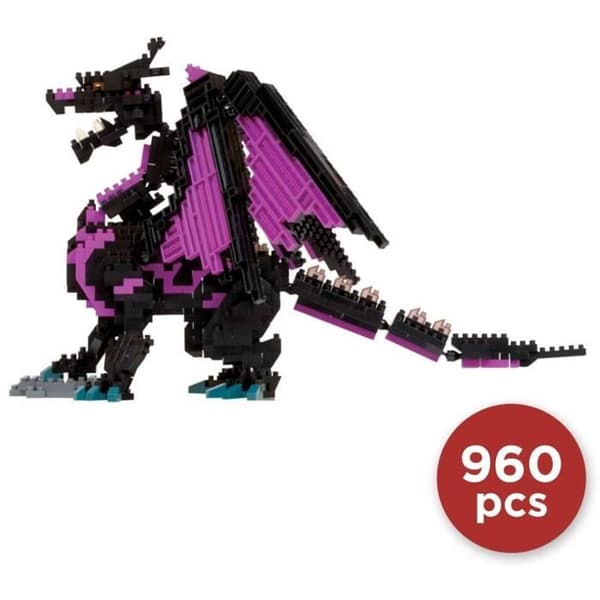 Klossfigur - BANDAI - NANOBLOCK - Dragon Deluxe - 960 bitar