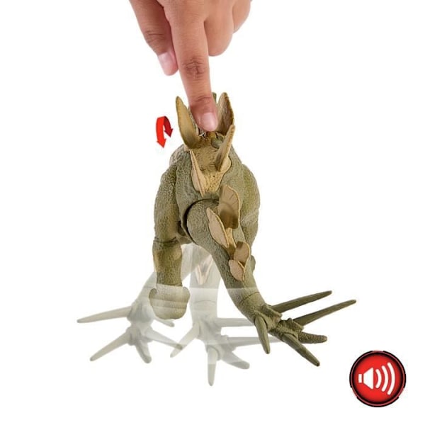 HESoeRISAURUS LJUD - MATTEL - HTK69 - DINOSAUR JURASSIC WORLD