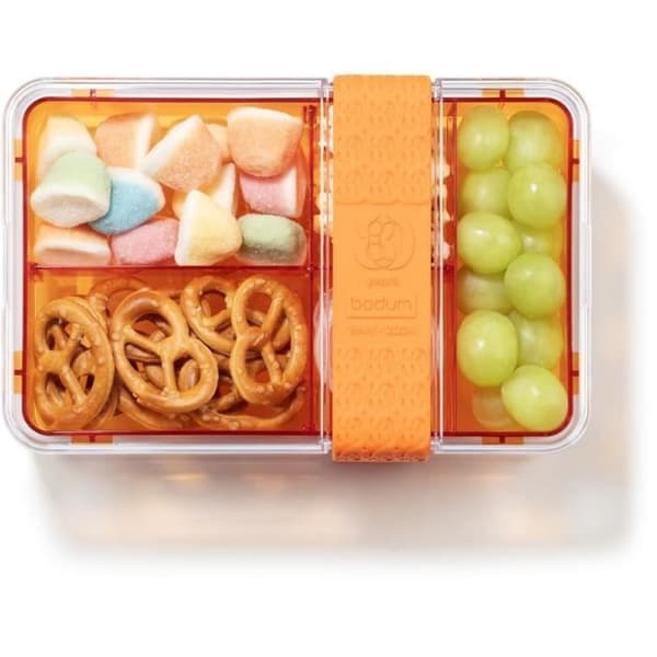 Fackfördelad matlåda - BODUM - Bistro - Bestick - Orange Flame