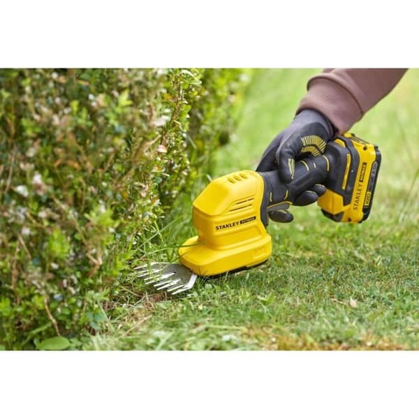 Sladdlös häcksax och grässax + 2Ah batteri + laddare - Stanley Fatmax - STCSS20D1-QW - 18V - Utbytbara blad