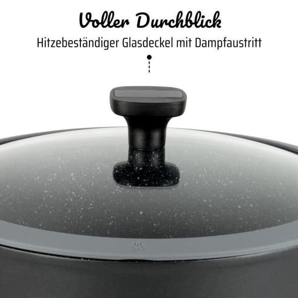 Gjuten aluminiumgryta - GSW - EASY CLICK - 24 cm - Induktion