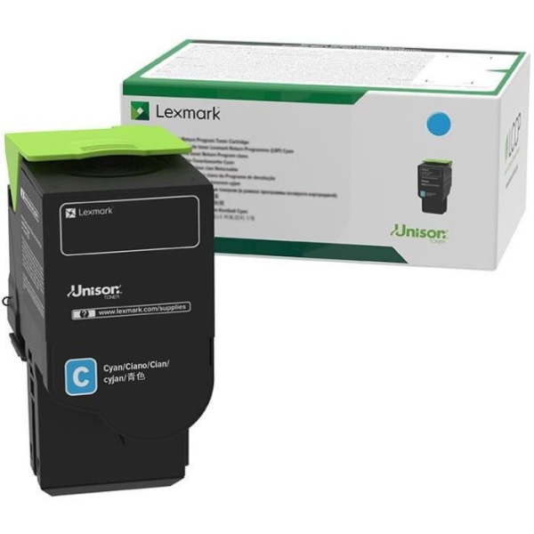 LEXMARK Lexmark tonerkassett - cyan - laser - lång kapacitet - 3500 Pgs