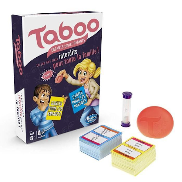 HASBRO GAMING - Taboo, Family Edition - Brädspel, franska pusselspel