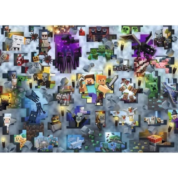 1000 bitars Minecraft-pussel - 17188 - Ravensburger