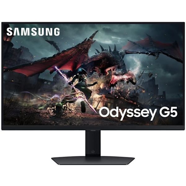 PC-skärm - SAMSUNG - ODYSSEY G50D - 27 IPS 180Hz - IPS-panel - 1 ms - HDMI / DisplayPort Svart