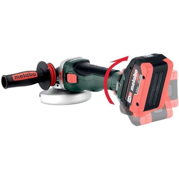 Sladdlös vinkelslip - METABO - WPBA 18 LTX BL 15-125 Quick DS - 18 V - MetaBOX 165 L